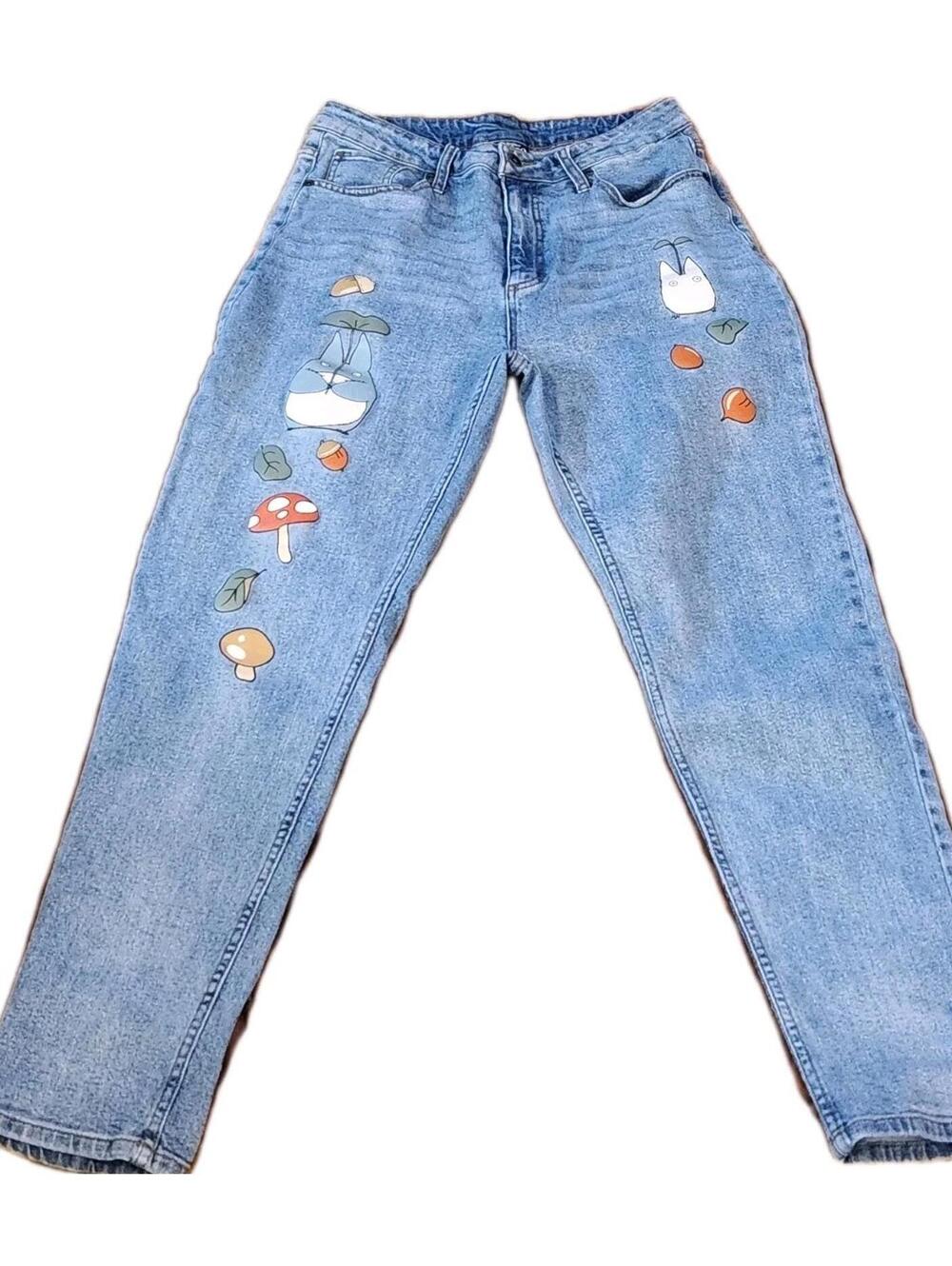 Vintage Studio Ghibil My Neighbor Totoro Sakura Jeans Size 9 Hot Topic